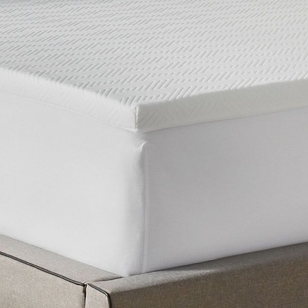 BodiPedic 2Inch GelInfused Memory Foam Mattress Topper with Circular