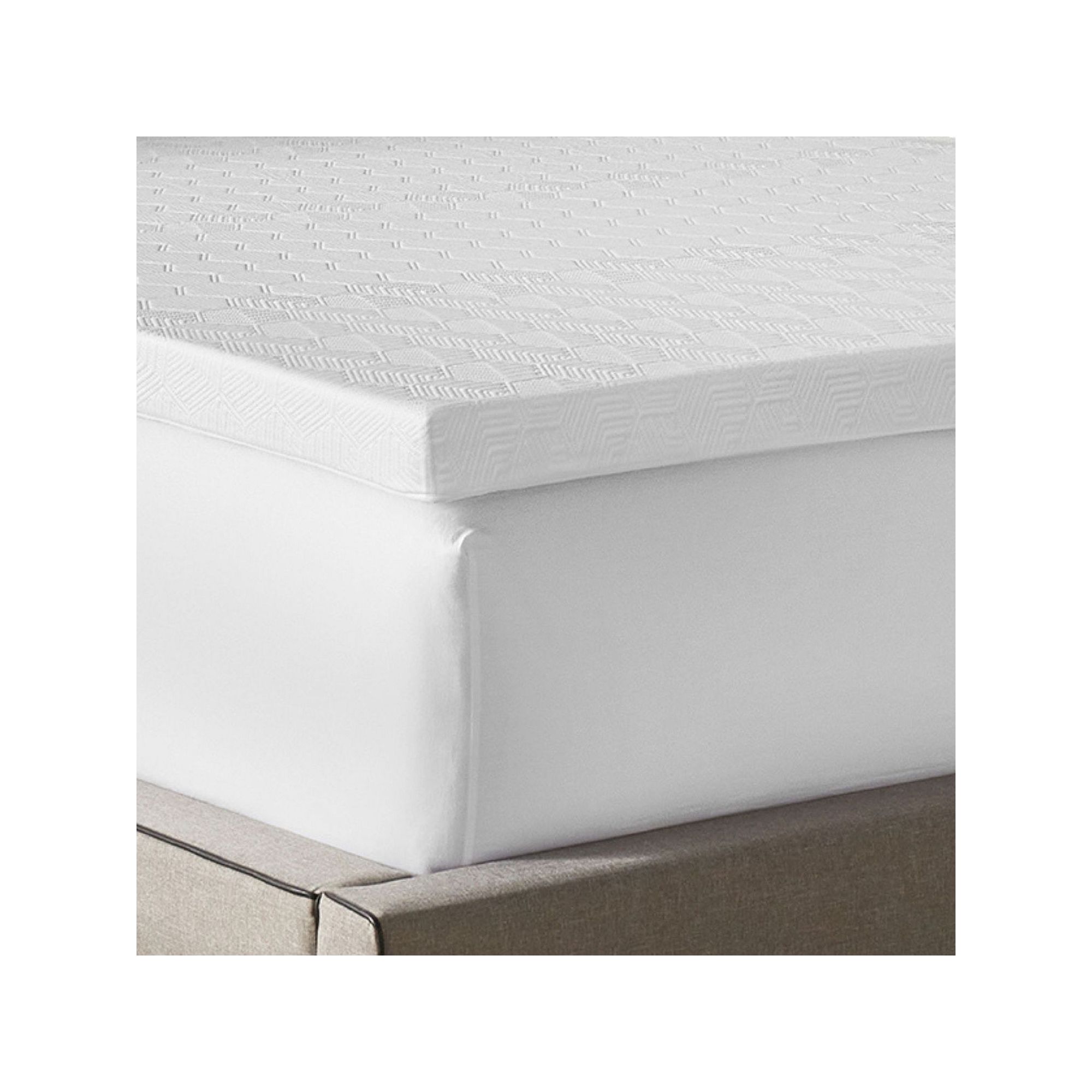 BodiPedic 3-Inch Gel-Infused Memory Foam Mattress Topper with Cooling Cover