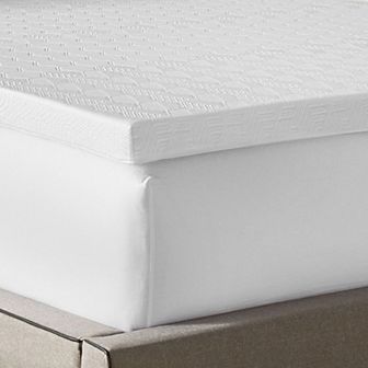 BodiPedic 3-Inch Gel-Infused Memory Foam Mattress Topper with Cooling Cover