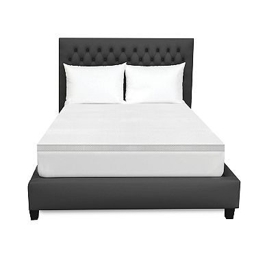 BodiPedic 2-Inch Cooling Gel Memory Foam Mattress Topper with Graphene Infused Cover