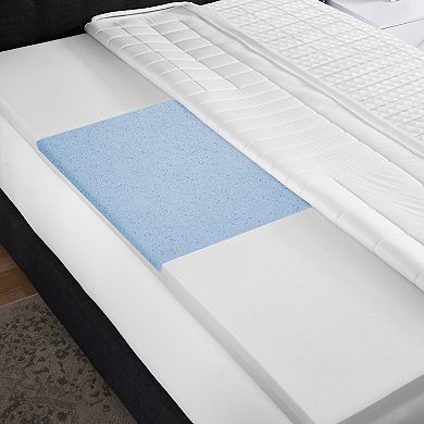 BodiPedic 3-Inch Zoned Comfort Memory Foam Mattress Topper