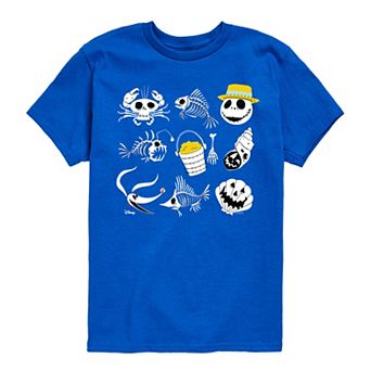Disney's Nightmare Before Christmas Boys 8-20 Beach Crew Graphic Tee