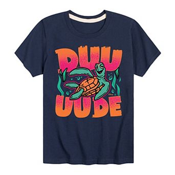 Disney's Finding Nemo Crush Boys 8-20 Duuuude Graphic Tee