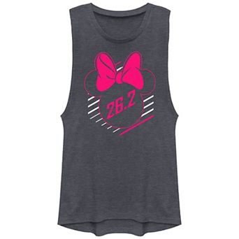 Disney's Minnie Mouse Juniors' Marathon Runner Festival Muscle Graphic Tank