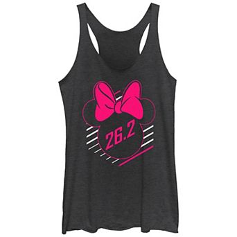 Disney's Minnie Mouse Juniors' Marathon Runner Racerback Graphic Tank