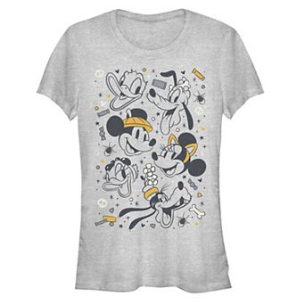 Disney's Mickey and Friends Juniors' Halloween Heads Graphic Tee