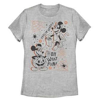 Disney's Mickey Mouse Juniors' Mickey and Minnie Feelin' Spooky Graphic Tee