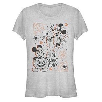 Disney's Mickey Mouse Juniors' Mickey and Minnie Feelin' Spooky Graphic Tee