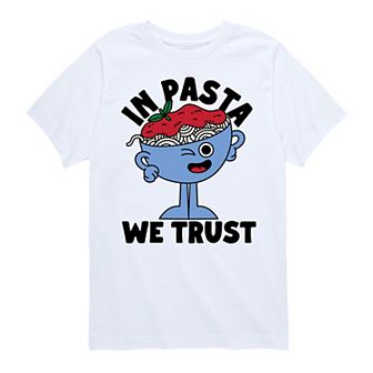 Boys 8-20 in Pasta We Trust Graphic Tee