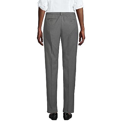 Women's Lands' End School Uniform Plain Front Dress Pants