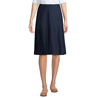 Women's Lands' End School Uniform Pleated Skirt