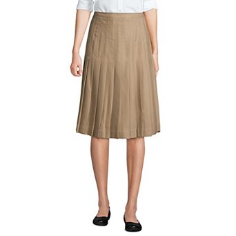 Women's Lands' End School Uniform Pleated Skirt