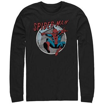 Men's Spider-Man Retro Stamp Graphic Tee