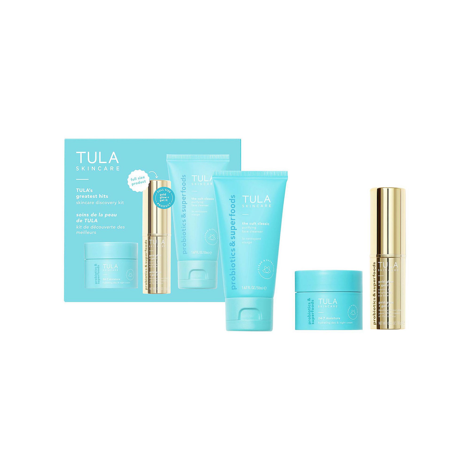 TULA Skincare TULAs Greatest Hits Skincare Discovery Kit, Size: 1.6 Oz, No