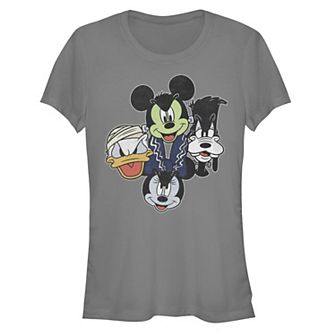 Disney's Mickey and Friends Juniors' Halloween Heads Graphic Tee