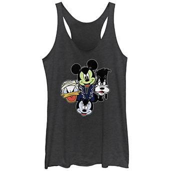 Disney's Mickey and Friends Juniors' Halloween Heads Rackerback Graphic Tank