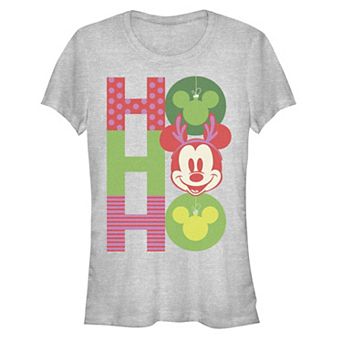 Disney's Mickey Mouse Juniors' Christmas Ornaments Graphic Tee