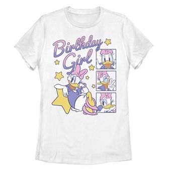 Disney's Daisy Duck Juniors' Birthday Girl Graphic Tee
