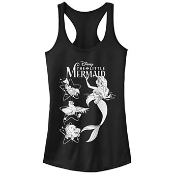 Disney's The Little Mermaid Juniors' Ariel And Friends Racerback Tank