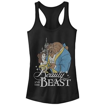 Disney's Beauty And The Beast Juniors' Poster Racerback Tank