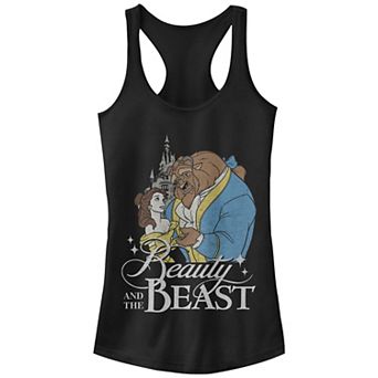 Disney's Beauty And The Beast Juniors' Poster Racerback Tank