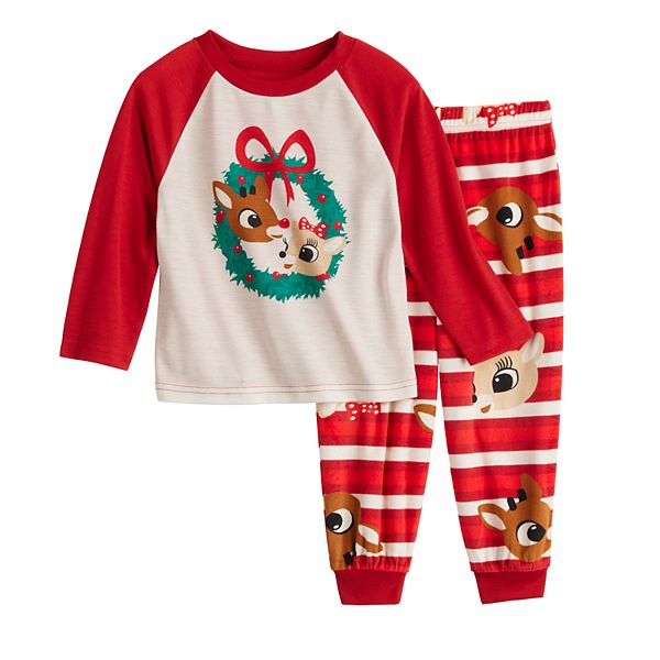 Toddler Jammies For Your Families® Rudolph The Red-Nosed Reindeer Top & Bottoms Pajama Set - Multi (2T)