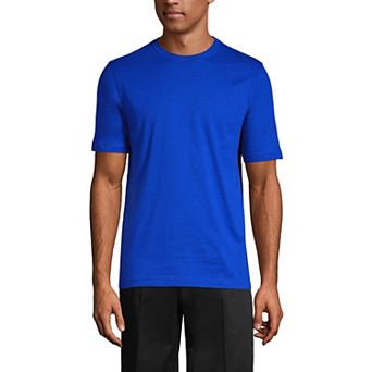 Men's Lands' End Essential Short Sleeve School Uniform T-shirt