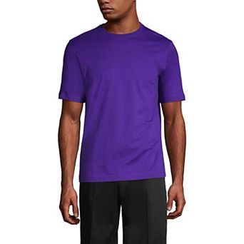 Men's Lands' End Essential Short Sleeve School Uniform T-shirt