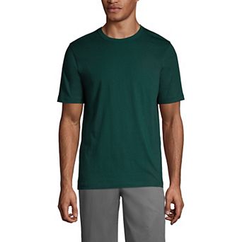 Men's Lands' End Essential Short Sleeve School Uniform T-shirt