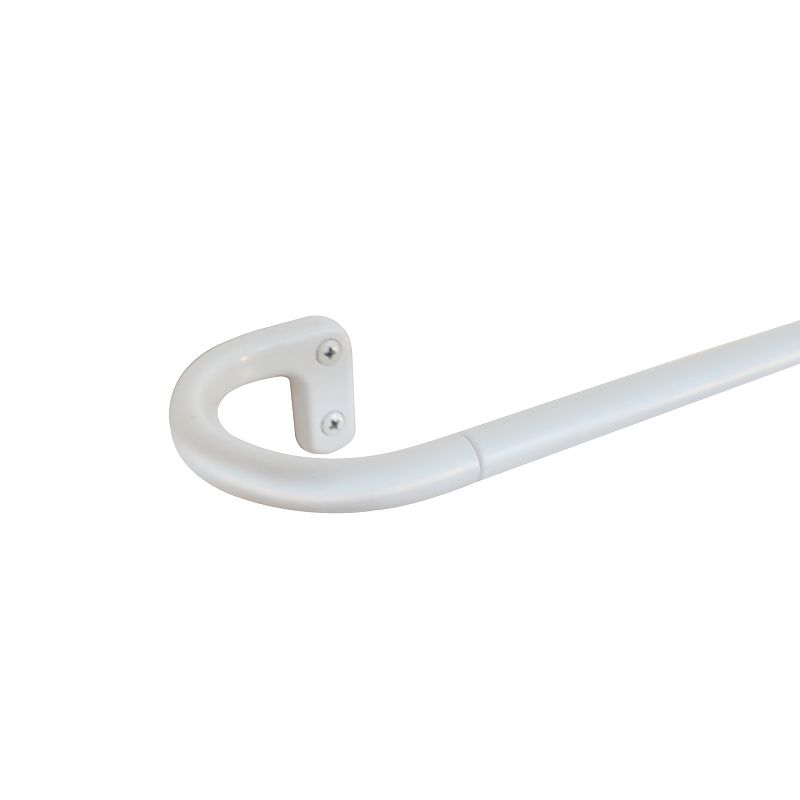 5/8  ROOM DARKENING ROD SET 48-86  WHITE