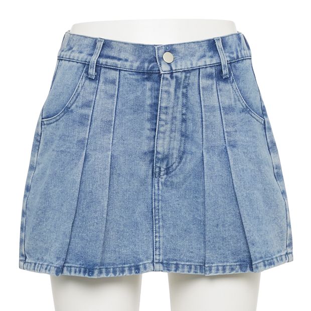 ★送料・関税込★GLOWNY★IVY PLEATED MINI SKIRT★ IVY PLEATED MINI SKIRT (NAVY) - GLOWNY