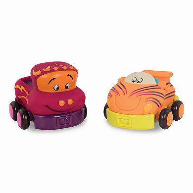 B. toys Wheeee-ls! 4-piece Pull-Back Toy Vehicle Set