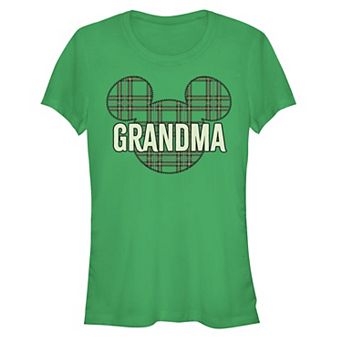 Disney's Mickey Mouse Women's Grandma Christmas Patch Graphic Tee