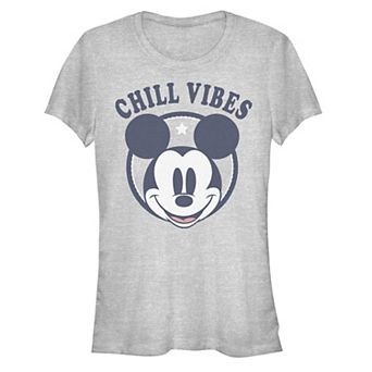 Disney's Mickey Mouse Juniors' Chill Vibes Graphic Tee