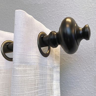 Decopolitan Cardiff 1" Adjustable Curtain Rod Set