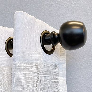 Decopolitan Morena II 1" Adjustable Curtain Rod Set