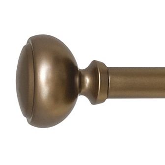 Decopolitan Fairbanks II 1" Adjustable Curtain Rod Set