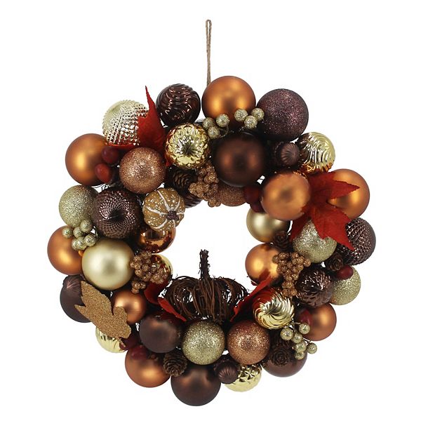 Celebrate Together™ Fall Harvest Bauble Wreath - Multi