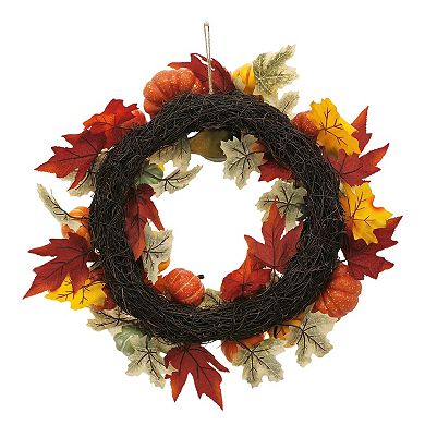 Celebrate Together™ Fall Pumpkin & Gourd Artificial Wreath