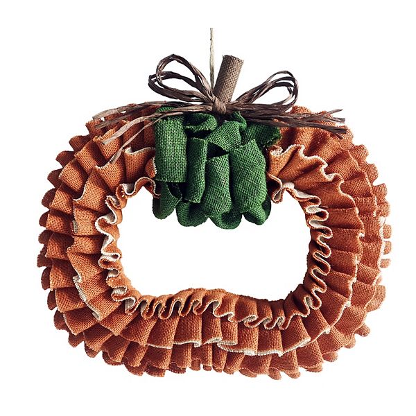 Celebrate Together™ Fall Burlap Pumpkin Wreath - Multi