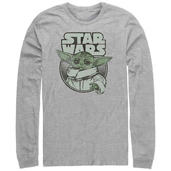 Men's The Mandalorian Grogu Star Wars Stamp Graphic Tee