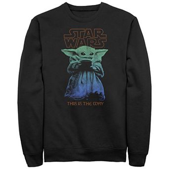Men's The Mandalorian Grogu Morning Coffee Graphic Fleece