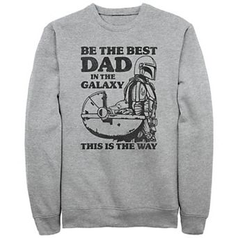Men's The Mandalorian Best Dad In The Galaxy Graphic Fleece