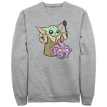 Men's The Mandalorian Grogu Cooking Graphic Fleece