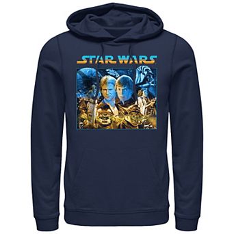 Men's Star Wars Characters Poster Graphic Hoodie