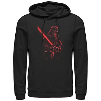 Men's Star Wars Darth Vader Light Saber Graphic Hoodie