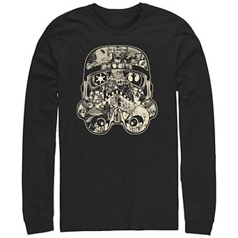 Men's Star Wars Storm Trooper Story Helmet Graphic Tee