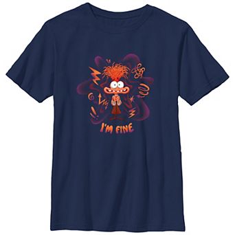 Disney's Inside Out 2 I'm Fine Boys 6-20 Graphic Tee