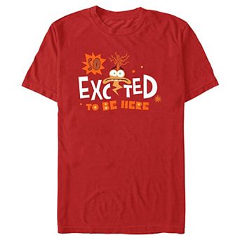 Men's Inside Out 2 So Excited To Be Here Graphic Tee