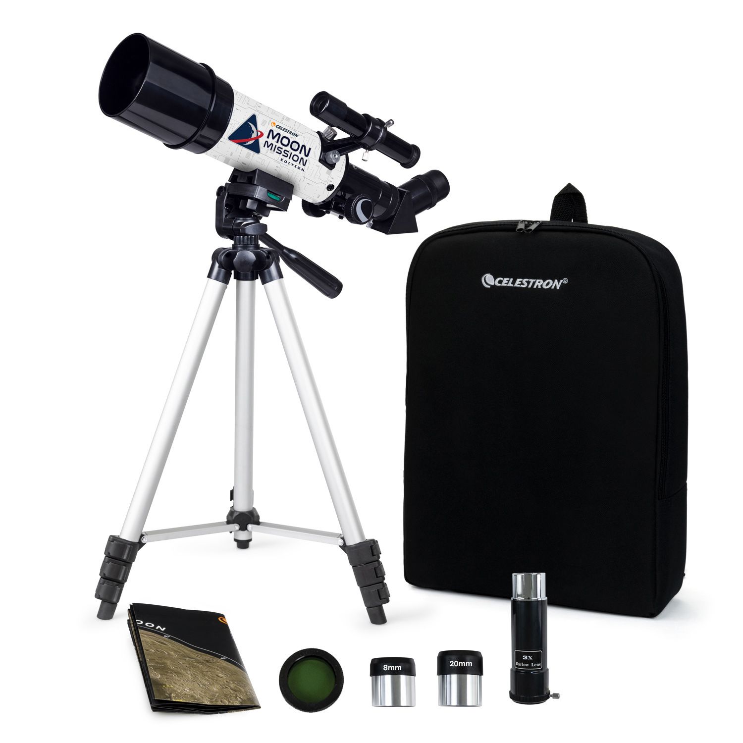 Celestron Moon Mission Travel Scope 60 Telescope with Moon Filter